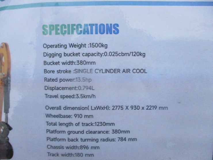 #6598-•-future-ft15-mini-excavator-13.5hp-gas,-rubber-track,16in-digging-bucket,-hydraulic-plumbing,-bulldozer-blade,-manual-thumb-image-5