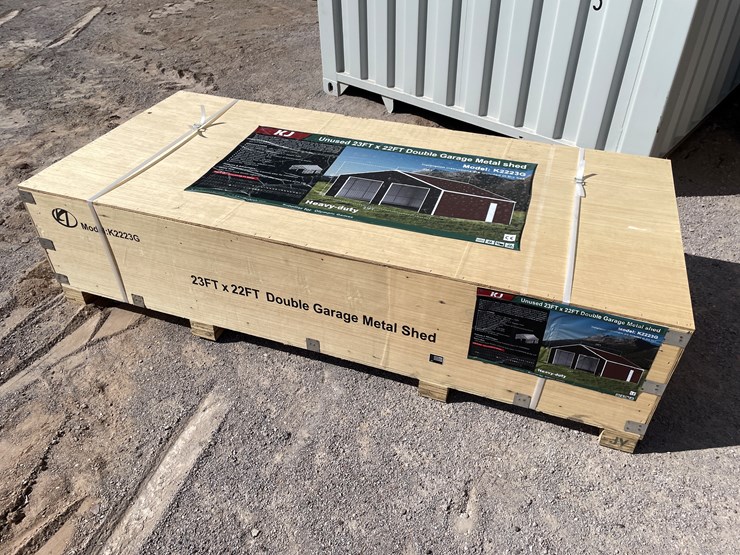 #3875-•-double-garage-metal-shed-image-2