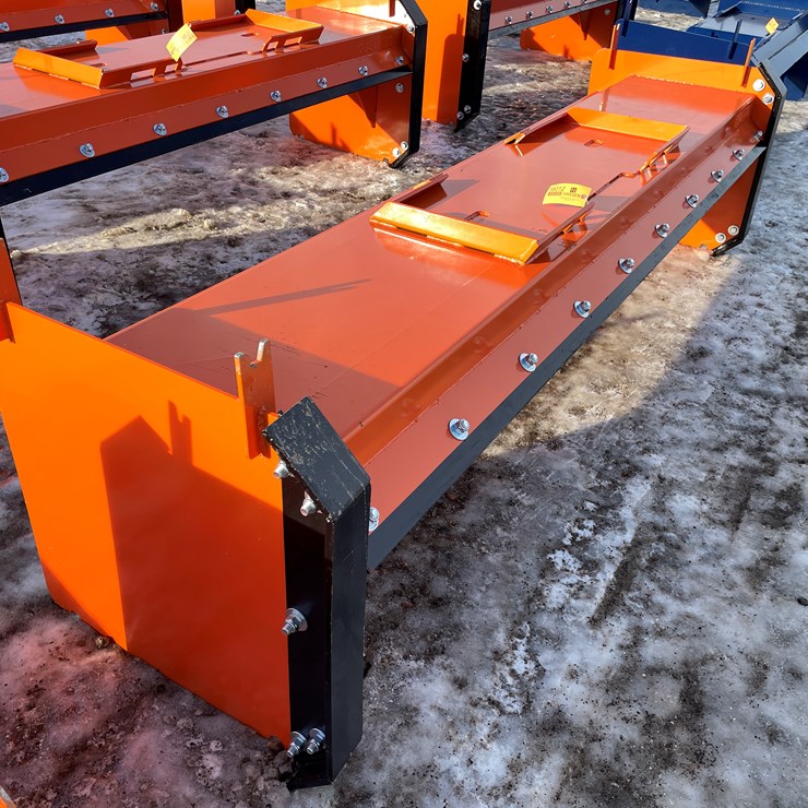 #18012 • Unused Snow Pusher with Steel Blade (Princeton, MN)