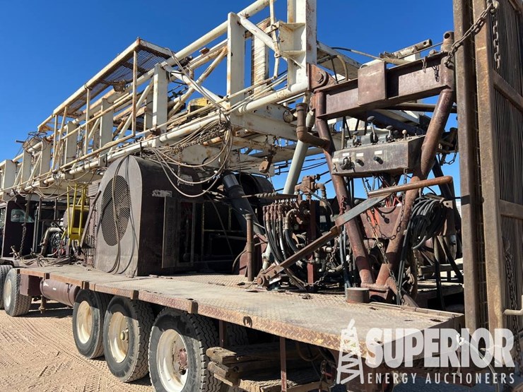 weins-550-d/d-well-service-rig,-w/-tubing-drum-f/...-image-4
