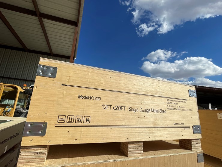 #3824-•-single-garage-metal-shed-image-7