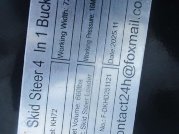 #6637-•-72"-skid-steer-4-in-1-bucket-working-width:-72"bucket-volume:-660lbsworking-pressure:-16mpa-21mpa-image-5