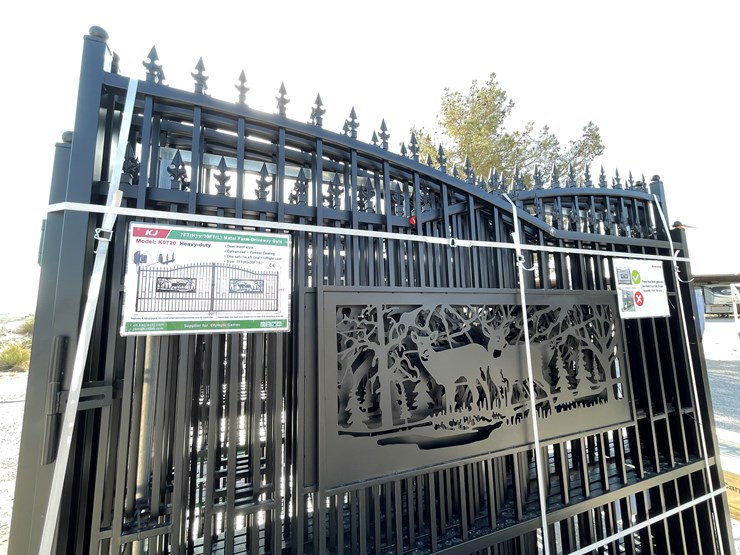 #3804-•-deer-motif-style-driveway-gates-image-5