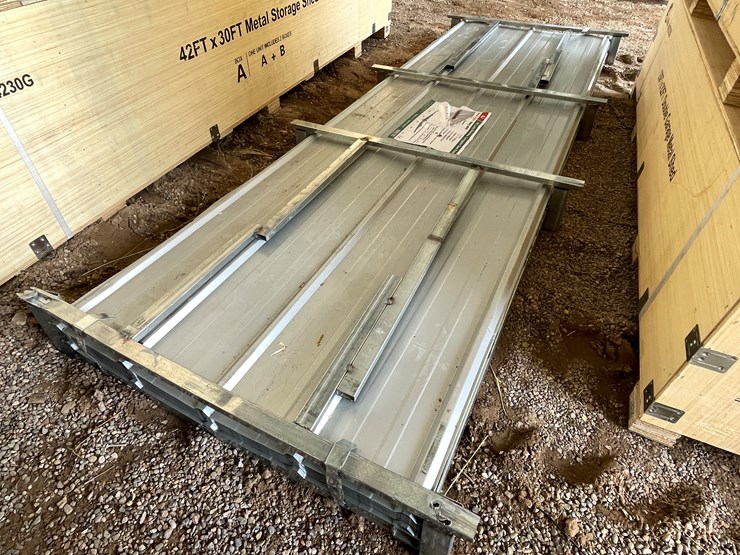 #3852-•-galvalume-corrugated-steel-panels-image-1