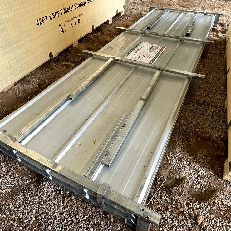 #3852 • Galvalume Corrugated Steel Panels