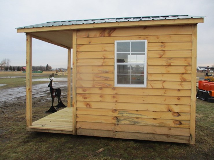 #6149-•-12x8-cabin-12x8-cabin-with-porch-windows-man-door-image-2