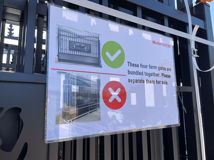 #3860-•-deer-motif-style-driveway-gates-image-5