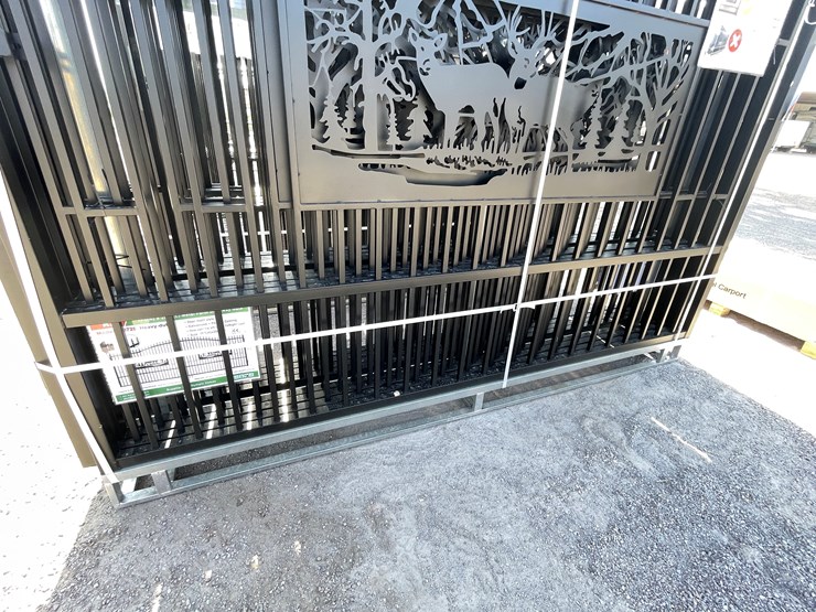 #3809-•-deer-motif-style-driveway-gates-image-5