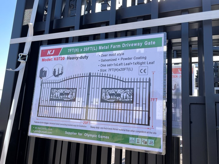 #3811-•-deer-motif-style-driveway-gates-image-10