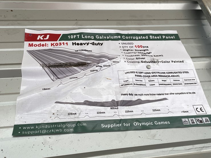 #3852-•-galvalume-corrugated-steel-panels-image-2