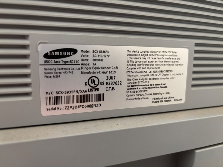 #204-•-samsung-printer-and-paper-cutter-with-table-image-2