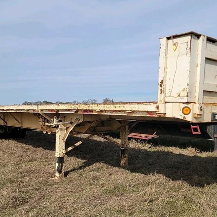 45'-75' EXTENDABLE FLATBED TRAILER, S/N 1GRDM9020XM010601
