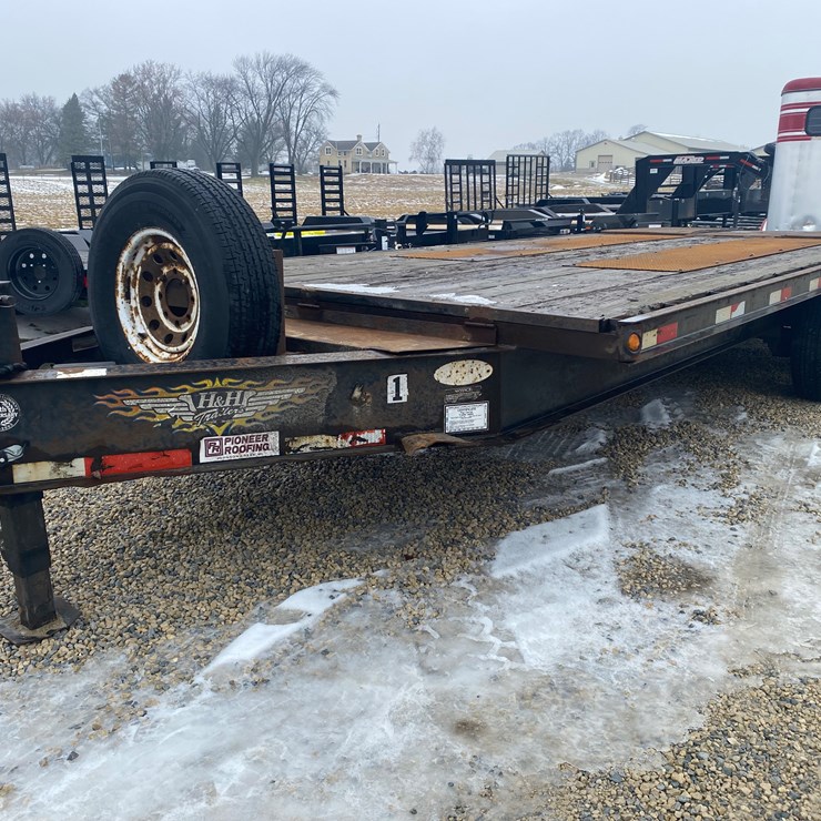 #362 • 2004 H & H Tandem Axle Equipment Trailer (Has WI Title) (Helenville, WI)