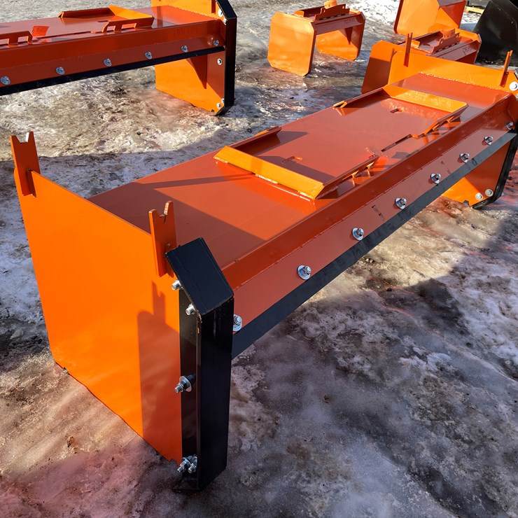 #18017 • Unused Snow Pusher with Steel Blade (Princeton, MN)