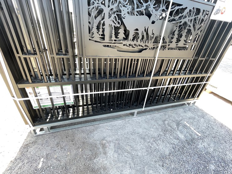 #3859-•-deer-motif-style-driveway-gates-image-5