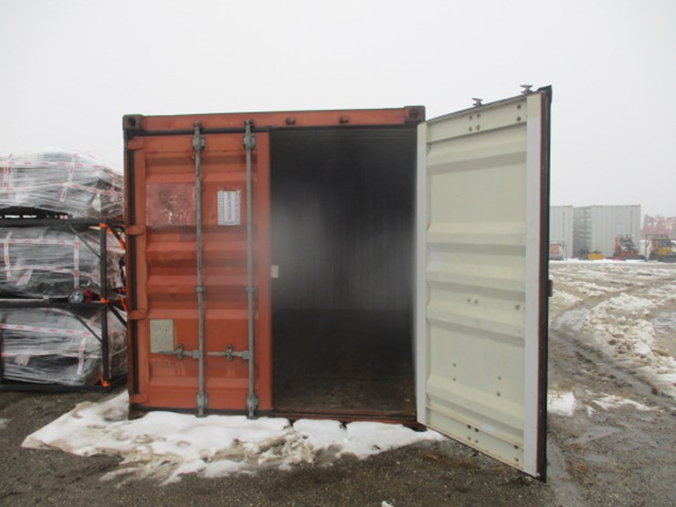 #5734-•-used-20'-shipping-container-used-20'-shipping-container-solid-floor-good-seals-image-3