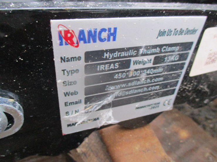 #6629-•-hydraulic-thumb-clamp-fits-1-ton-mini-excavators-450*300*340-weight:13kg-image-2