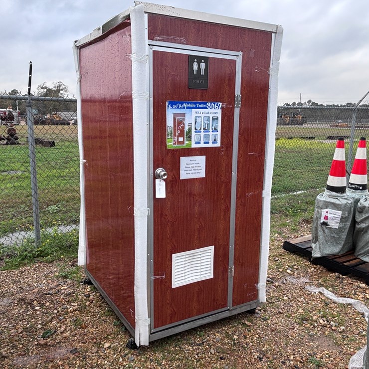 #8067 • SINGLE STALL PORTABLE TOILET SINK | GRAIN LOOK