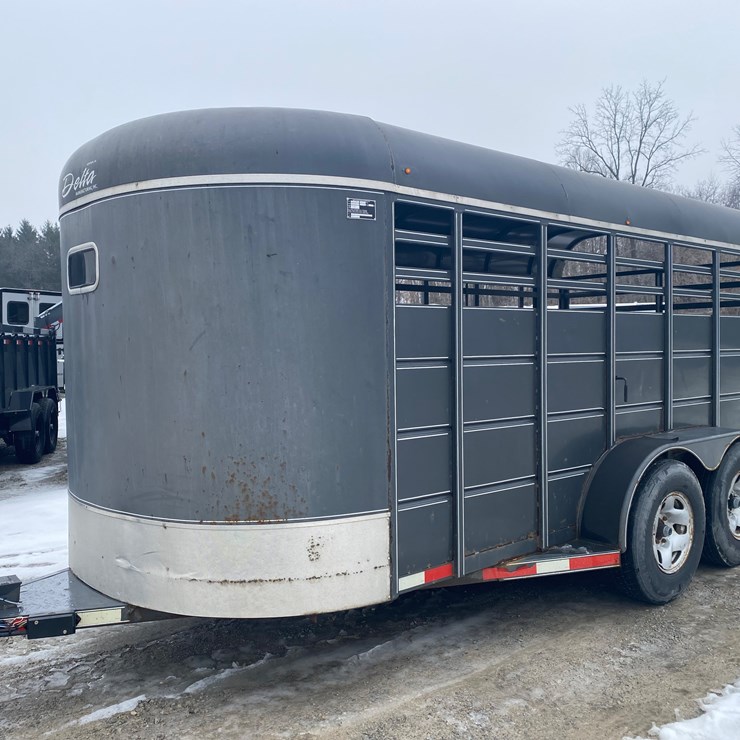 #360 • 2004 Delta Stock Trailer (Has WI Title) (Helenville, WI)