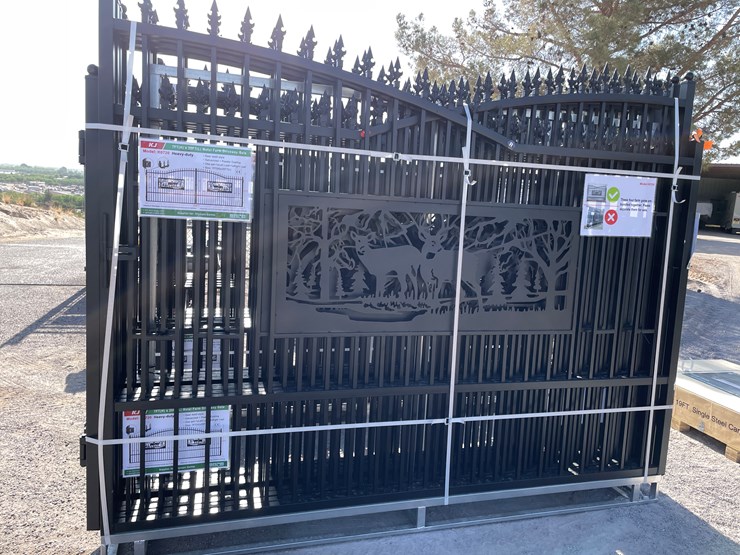 #3862-•-deer-motif-style-driveway-gates-image-4