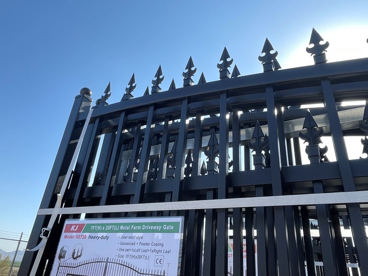 #3861-•-deer-motif-style-driveway-gates-image-4