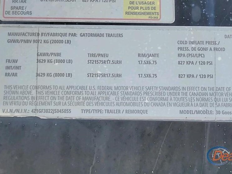 2018-gator-32'-gooseneck-trailer,-s/n-4z1gf3022js045055:-gator-tuff-ramps-image-9