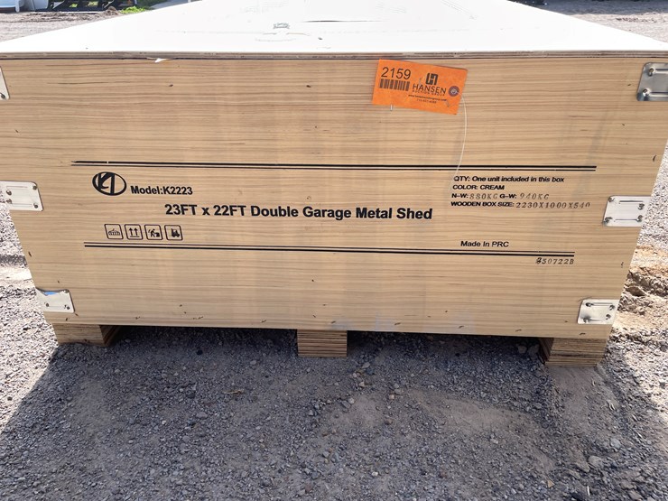 #3876-•-double-garage-metal-shed-image-5