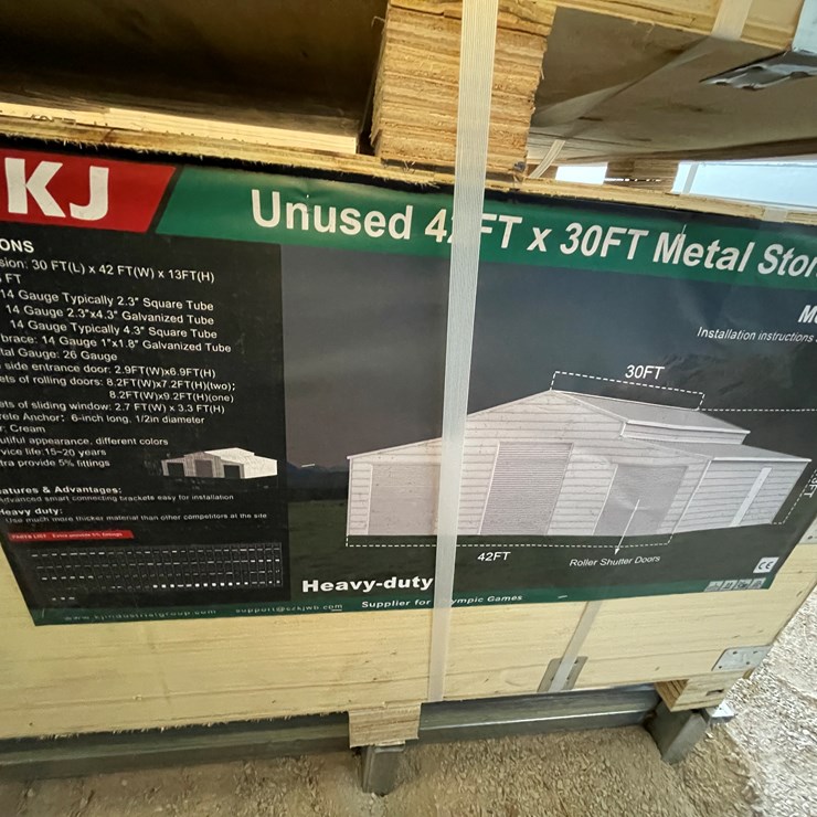 #3851 • Metal Storage Shed