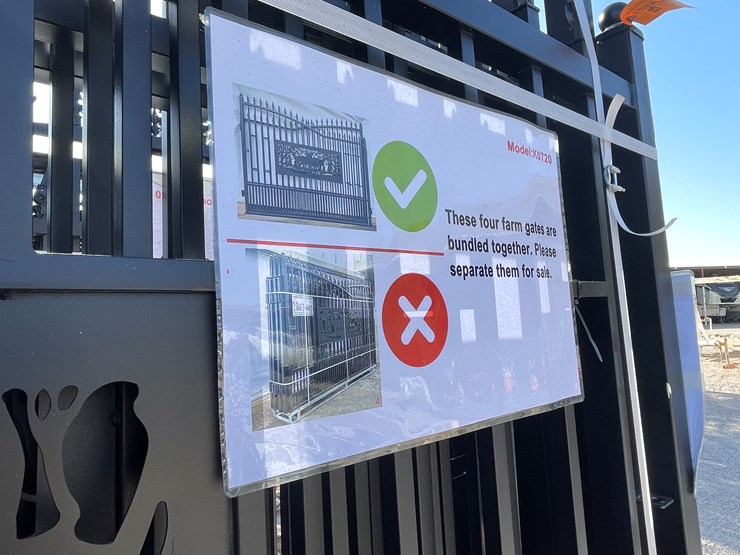 #3857-•-deer-motif-style-driveway-gates-image-3