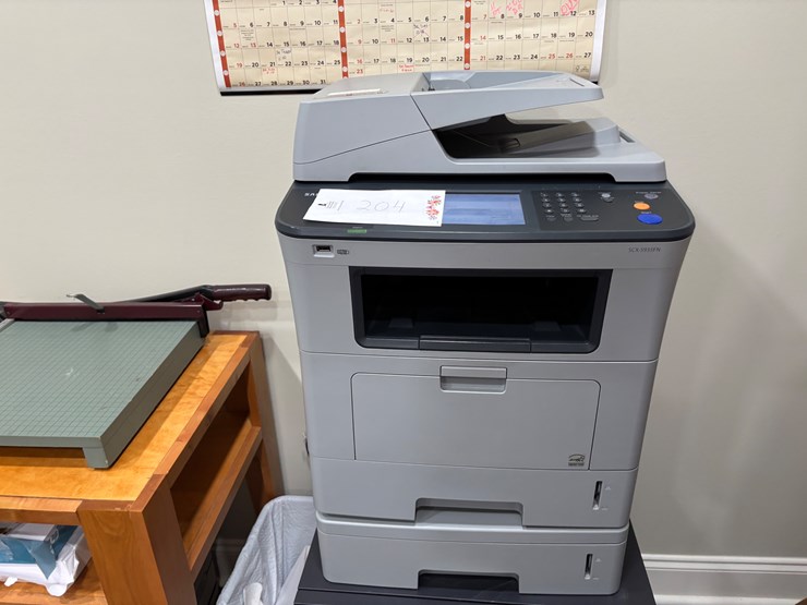 #204-•-samsung-printer-and-paper-cutter-with-table-image-5