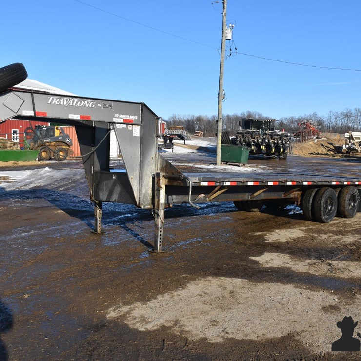 2020 Landoll TravAlong 24' T/A Gooseneck Flatbed Trailer