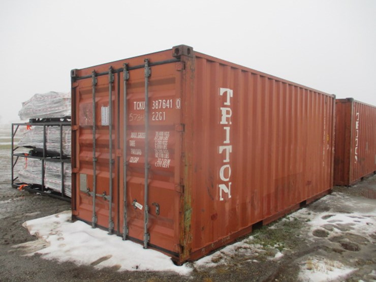 #5734-•-used-20'-shipping-container-used-20'-shipping-container-solid-floor-good-seals-image-1