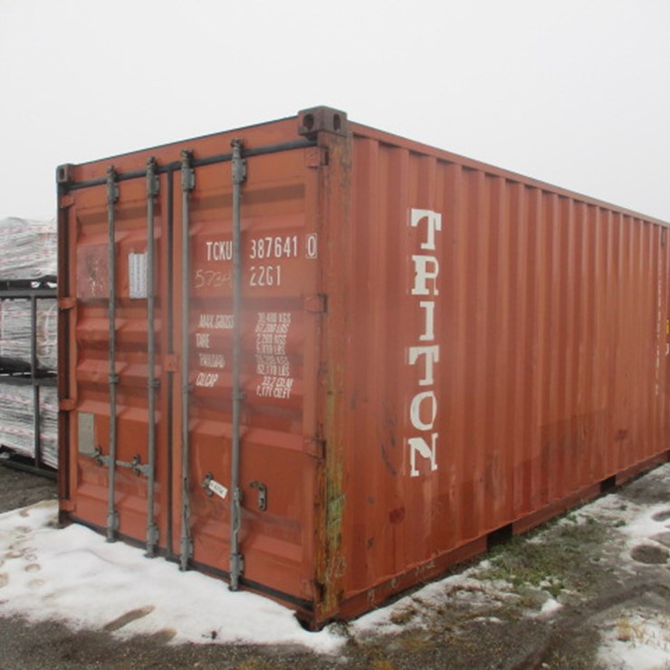 #5734 • Used 20' Shipping Container Used 20' Shipping Container Solid floor Good seals