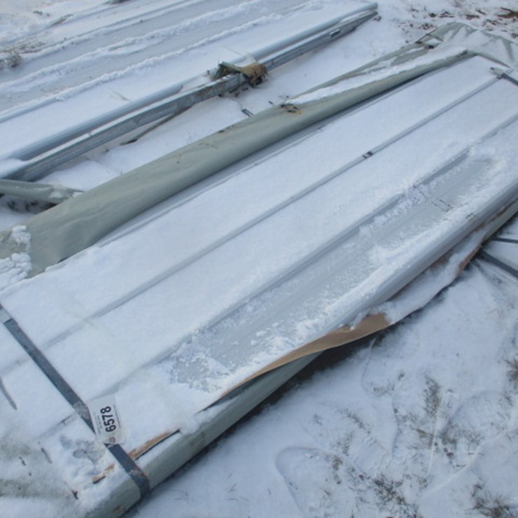 #6578 • Galvalume Steel Siding Roofing 3'x10' Qty of (100) Sheets Galvalume Steel Siding Roofing