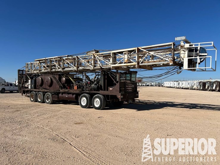 weins-550-d/d-well-service-rig,-w/-tubing-drum-f/...-image-8