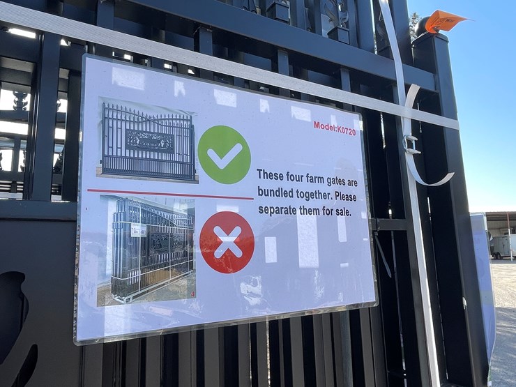 #3812-•-deer-motif-style-driveway-gates-image-3