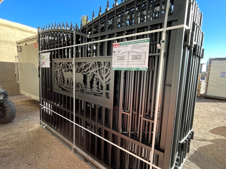 #3803-•-deer-motif-style-driveway-gates-image-10