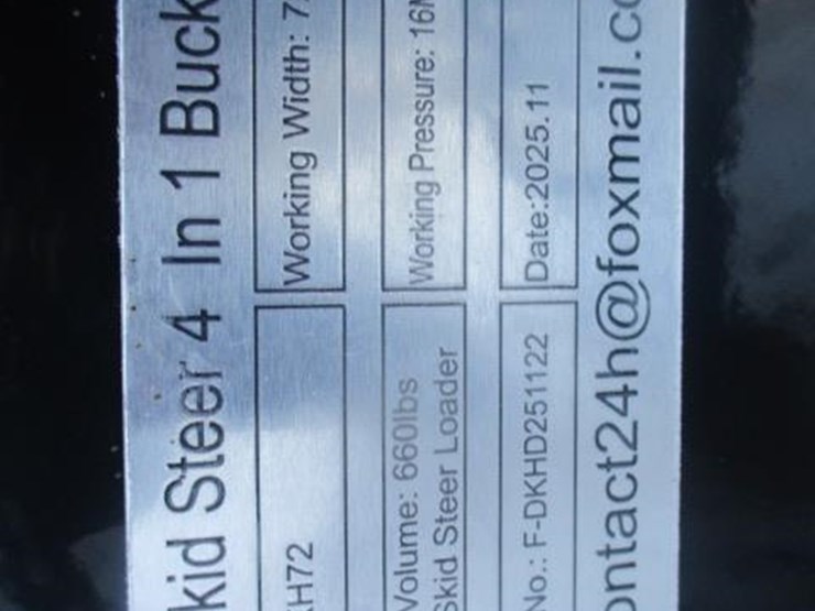 #6635-•-72"-skid-steer-4-in-1-bucket-working-width:-72"bucket-volume:-660lbsworking-pressure:-16mpa-21mpa-image-5