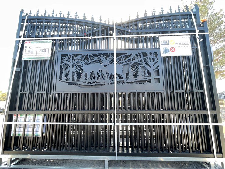 #3810-•-deer-motif-style-driveway-gates-image-9