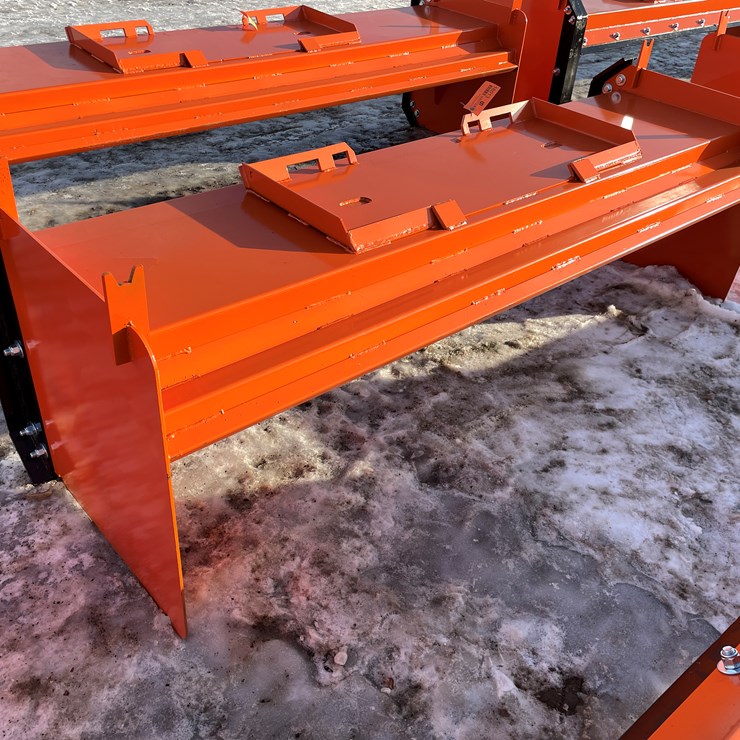 #18013 • Unused Snow Pusher with Steel Blade (Princeton, MN)