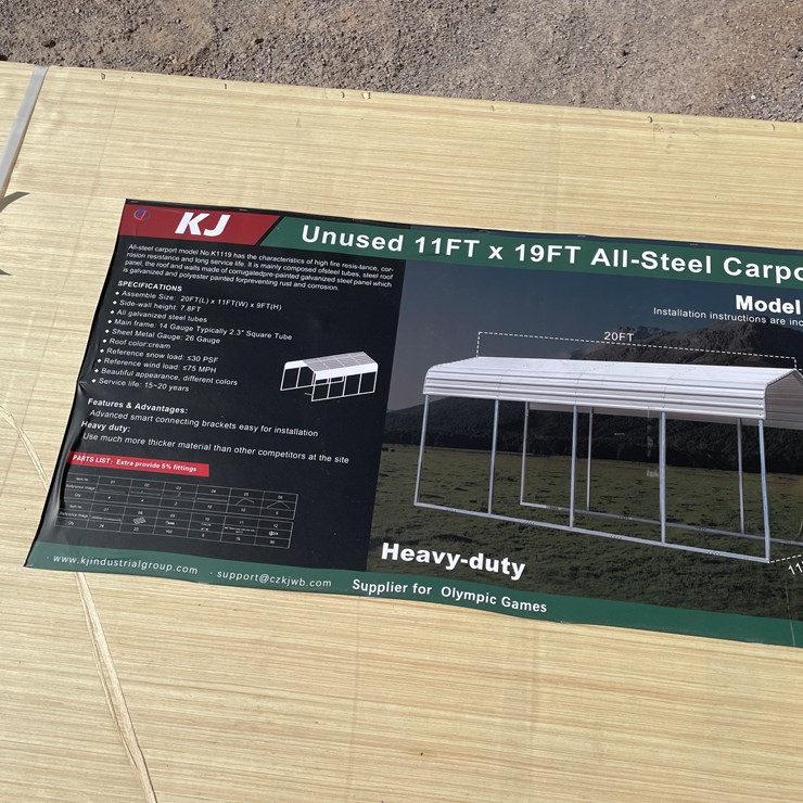 #3828 • Steel Carport