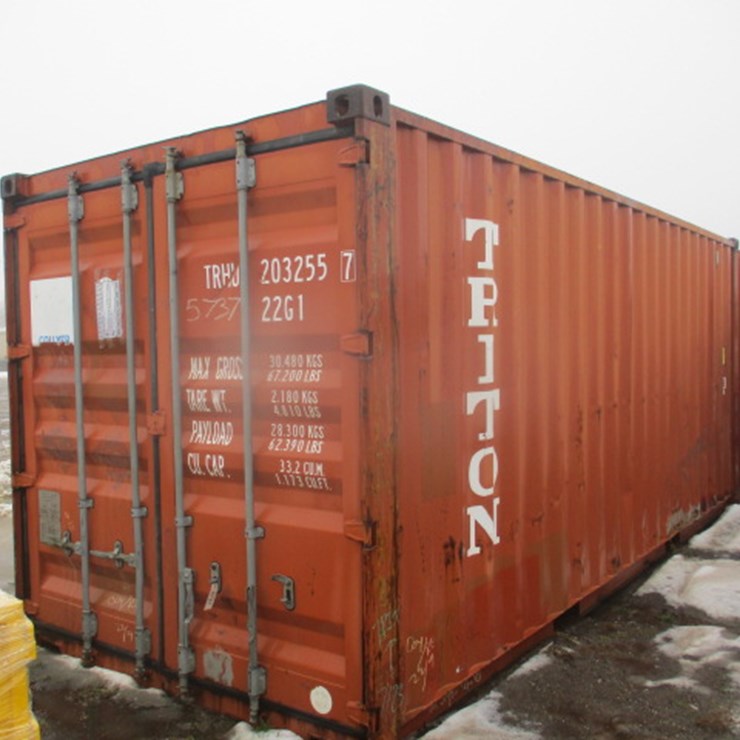 #5737 • Used 20' Shipping container Used 20' Shipping container Solid floors Good seals