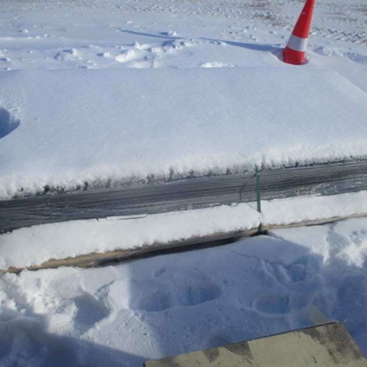 #6614 • GROUND PROTECTION MAT IRGPM Ground protection Mat GROUND PROTECTION MATS -BLACK4FT(W)X8FT(L)DIAMOND PLATED/SMOOTHPLATE TREAD DESIGN SKU:IRGPM:4x8x05 Thickness Ground Protection pad Size:4'(W)x 8'(L) Thickness: 0.5" Thick Color: Black Weight: 95.