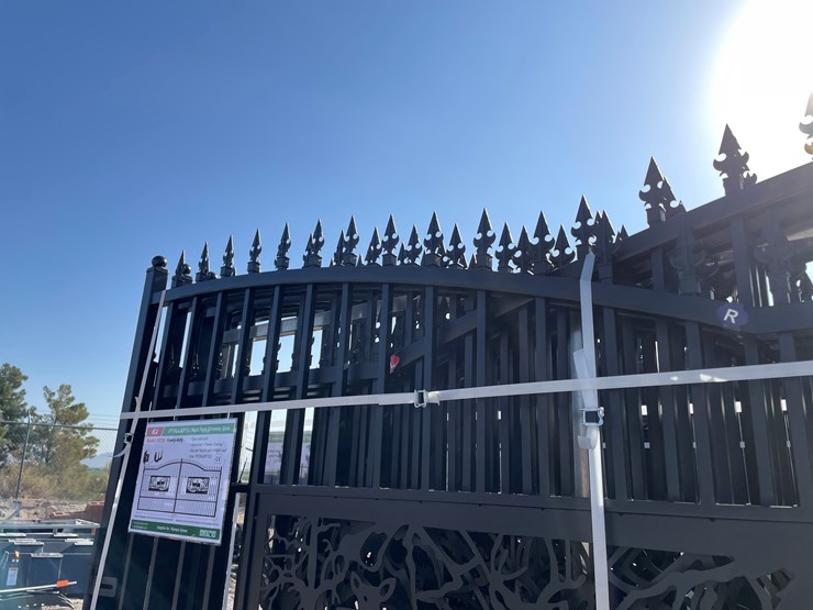 #3854-•-deer-motif-style-driveway-gates-image-7