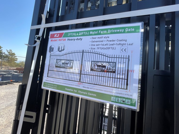 #3805-•-deer-motif-style-driveway-gates-image-10