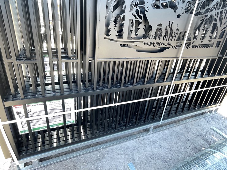 #3808-•-deer-motif-style-driveway-gates-image-6