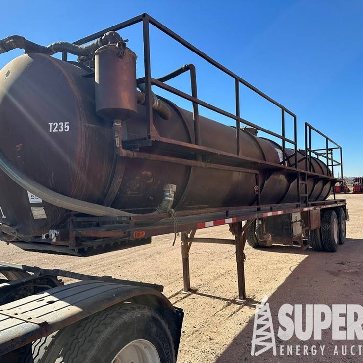 (x) 1978 HOBBS 130-Bbl T/A Vacuum Trailer, VIN-96...