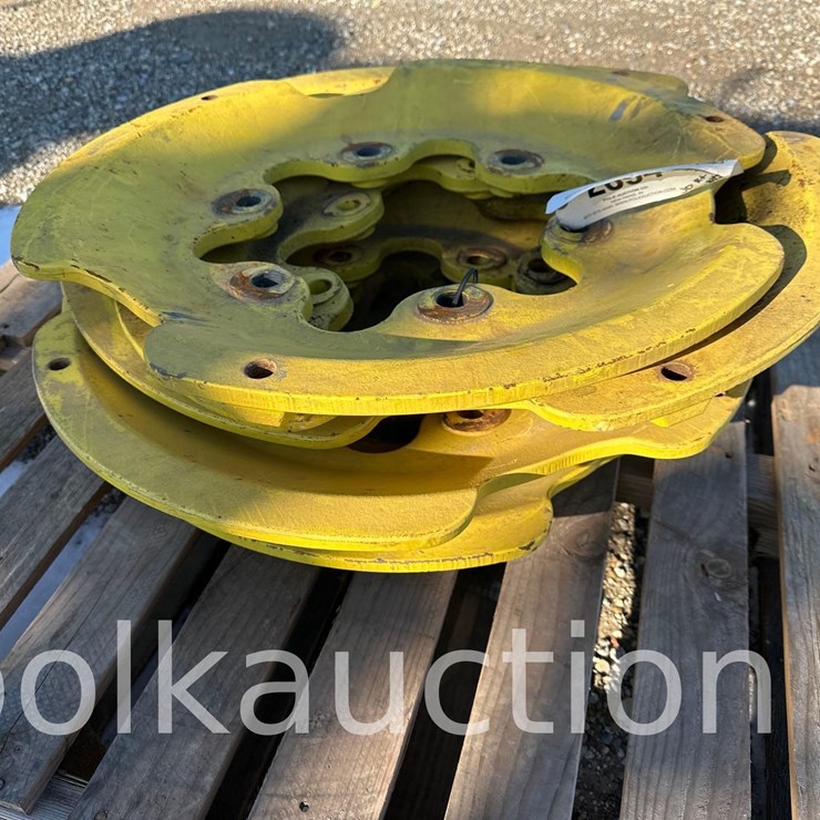2894 -  (6) JOHN DEERE RT WEIGHTS (SOLD x $)