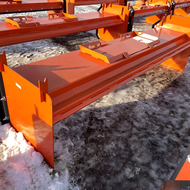 #18010 • Unused Snow Pusher with Steel Blade (Princeton, MN)