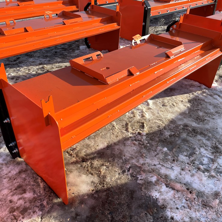 #18014 • Unused Snow Pusher with Steel Blade (Princeton, MN)